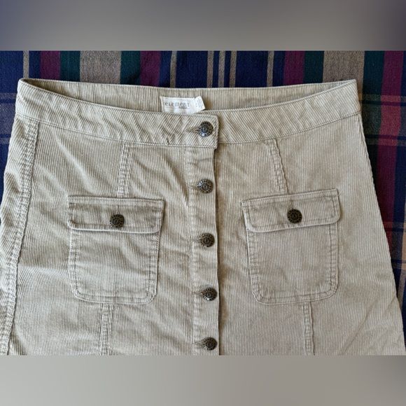 Element Eden Corduroy Button Down Mini Skirt - Picture 4 of 9